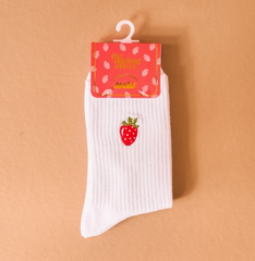 Embroidered Crew Socks