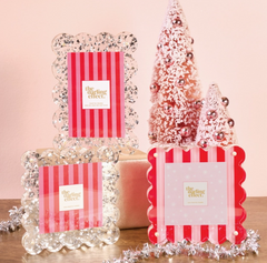 Rectangle Scalloped Acrylic Frame