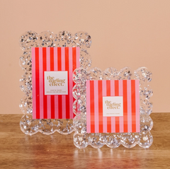 Rectangle Scalloped Acrylic Frame