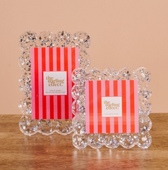 Square Scalloped Acrylic Frame