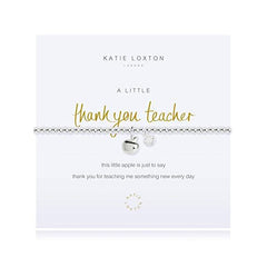 A Little Best Teacher Ever - Gold Bracelet Card View