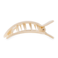 Large Square Flat Hair Clip in color almond beige.