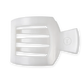 Large Square Flat Hair Clip in color Coconut White.