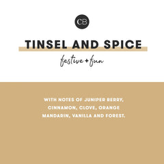 Tinsel & Spice Glimmer Oversized Capri Jar