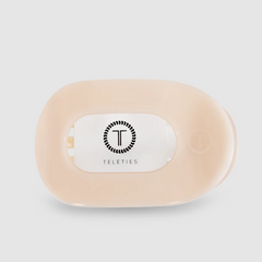 Almond Beige Small Flat Round Hair Clip