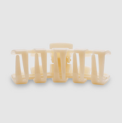 Classic Almond Beige Small Claw Hair Clip