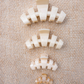 Classic Almond Beige Small Claw Hair Clip