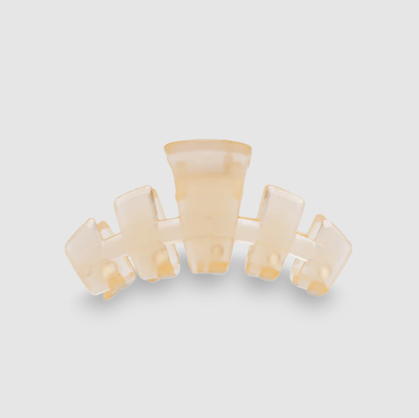 Classic Almond Beige Tiny Claw Hair Clip