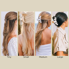 Classic Almond Beige Tiny Claw Hair Clip