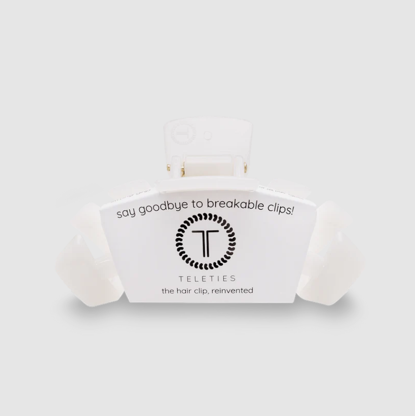 Classic Coconut White Small Claw Hair Clip