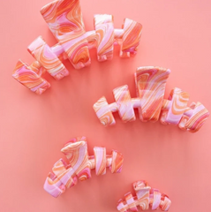 Classic Large Claw Clip-Just Keep Swimming
