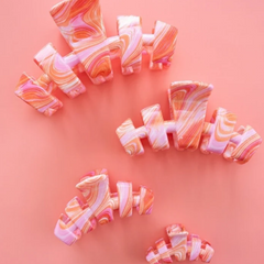 Classic Medium Claw Clip-Just Keep Swimming