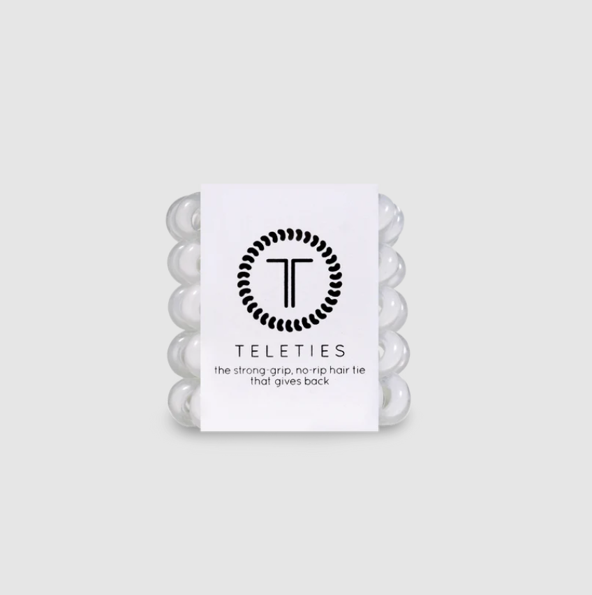 Coconut White Tiny Hair Ties