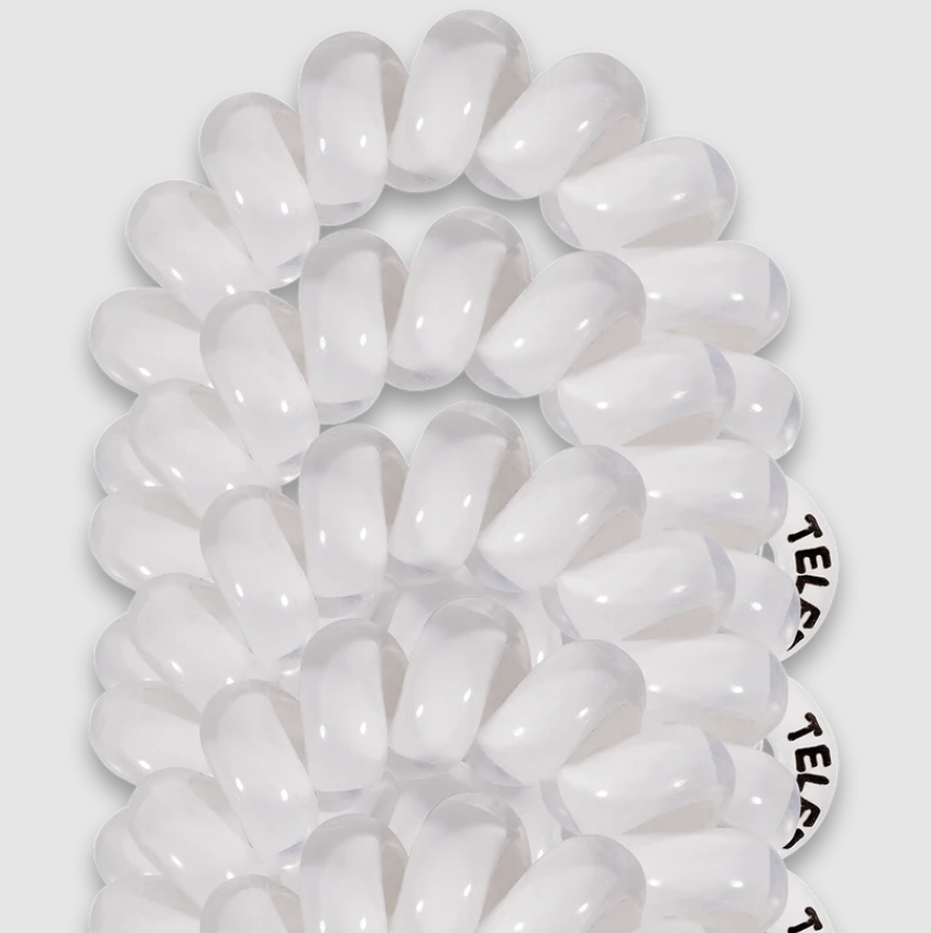 Coconut White Tiny Hair Ties