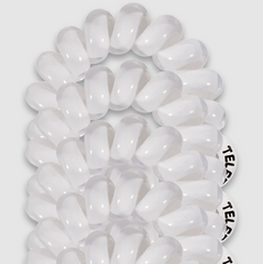 Coconut White Tiny Hair Ties