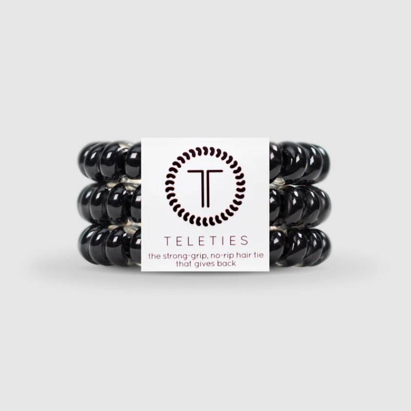 Jet Black Large Hair Ties