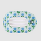 Large Flat Round Hair Clip-Blue Marigold