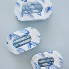 Large Flat Round Hair Clip-Tide & True