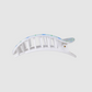 Medium Flat Round Hair Clip-Blue Marigold