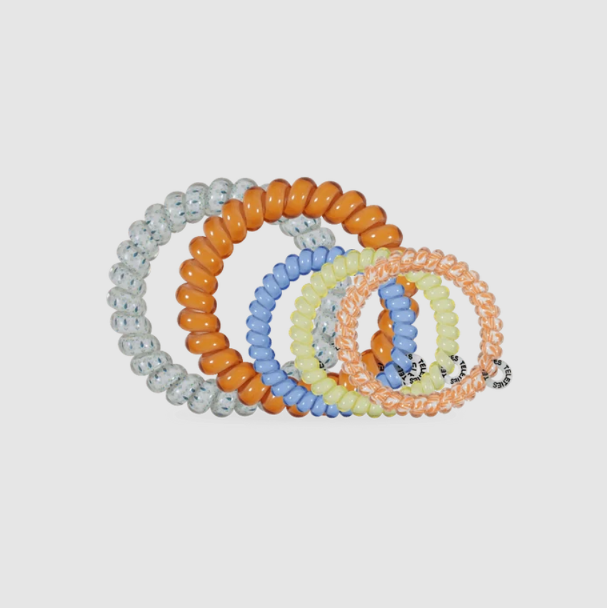 Mix Pack Hair Ties-Beach Club