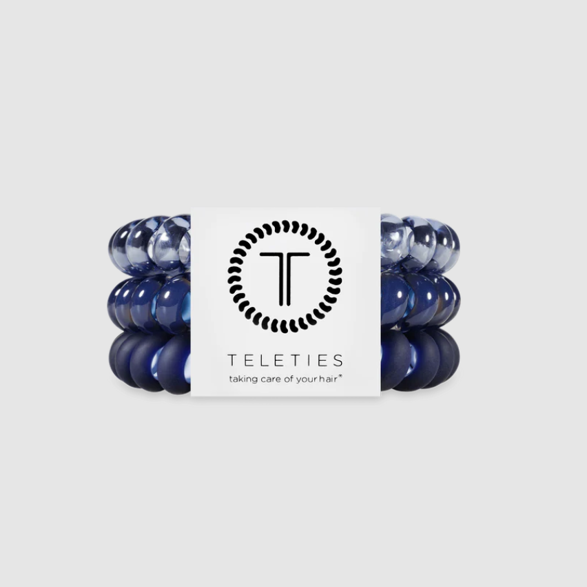 Nightfall Navy Large Hair Ties - Large