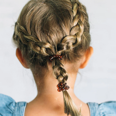 Tortoise Tiny Hair Ties