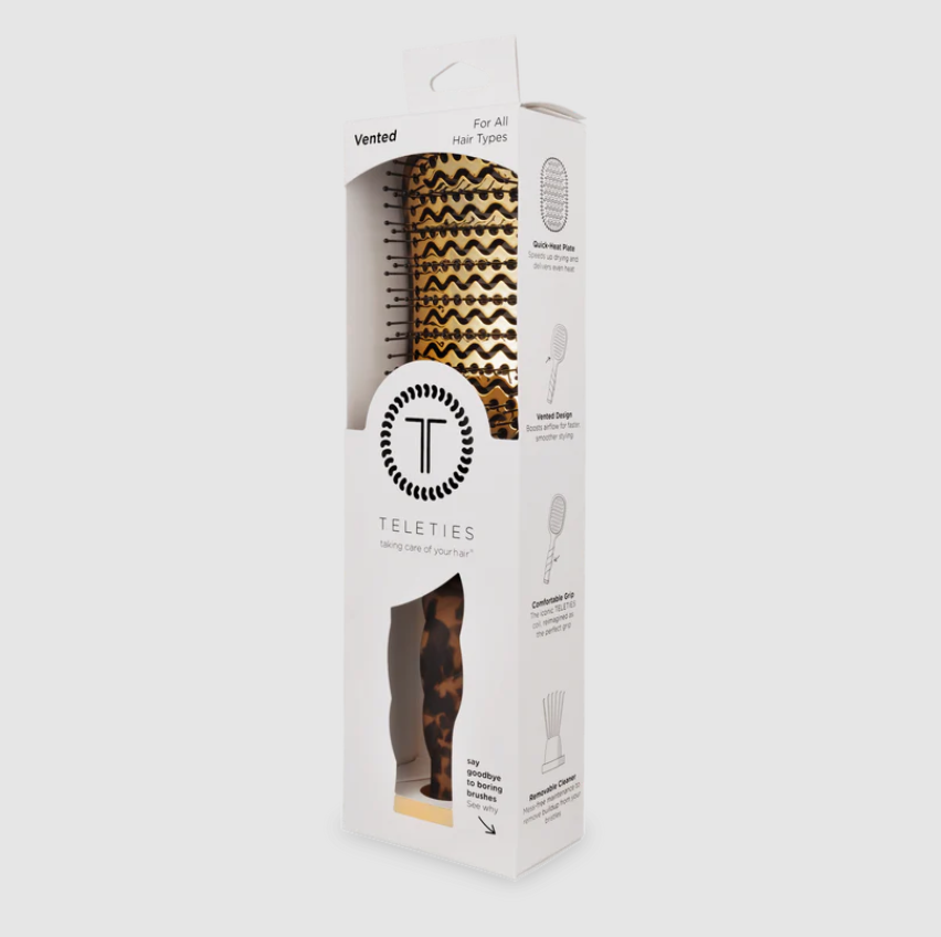 Vented Hair Brush - Tortoise - Full Size