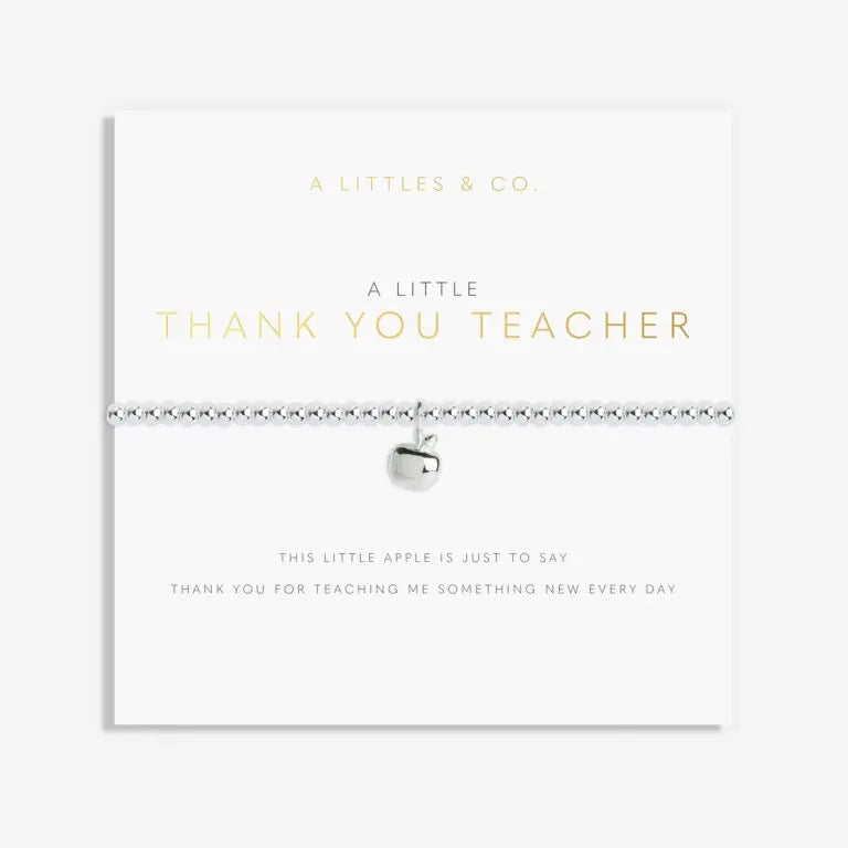 A Little Thank You Teacher Bracelet Card View