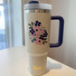Buds + Bloom Tumbler 40 oz - Cream