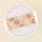 The Darling Effect Tumbler Lid Tag (Daisy Pattern) in color Tan
