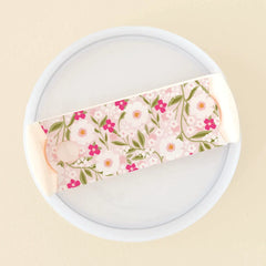 Tumbler Lid Tag (Floral) - Color Pink - The Darling Effect