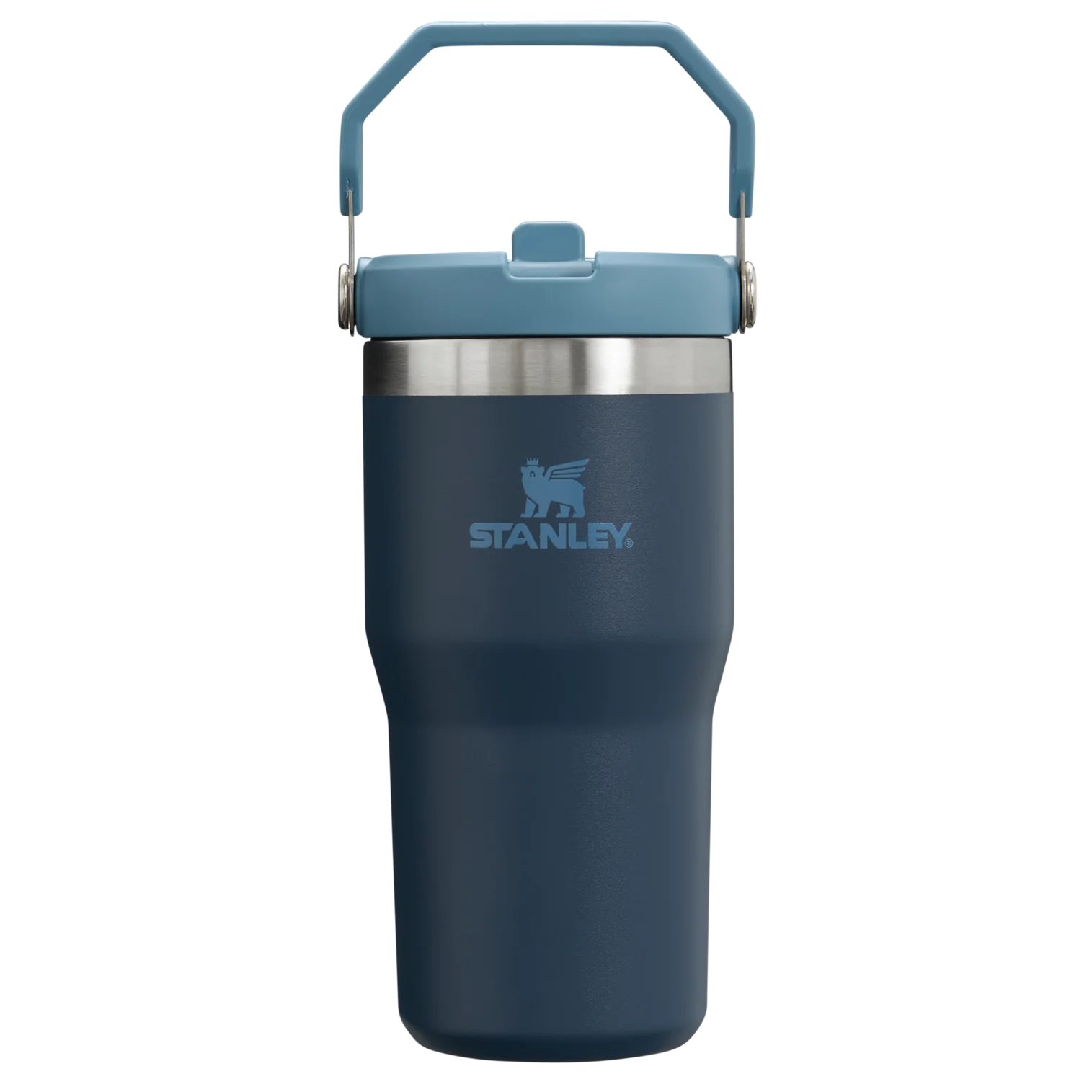 The IceFlow™ Flip Straw Tumbler 20 oz - Color Navy - Stanley Insulated Drinkware