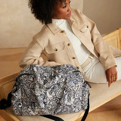 Featherweight Travel Bag Stratford Paisley Model View
