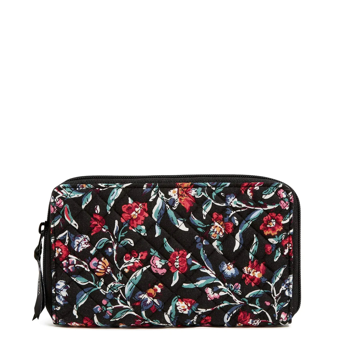 Vera Bradley RFID Deluxe Travel Wallet - Perennials Noir