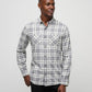 Cloud Flannel Plaid