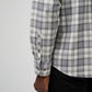 Cloud Flannel Plaid