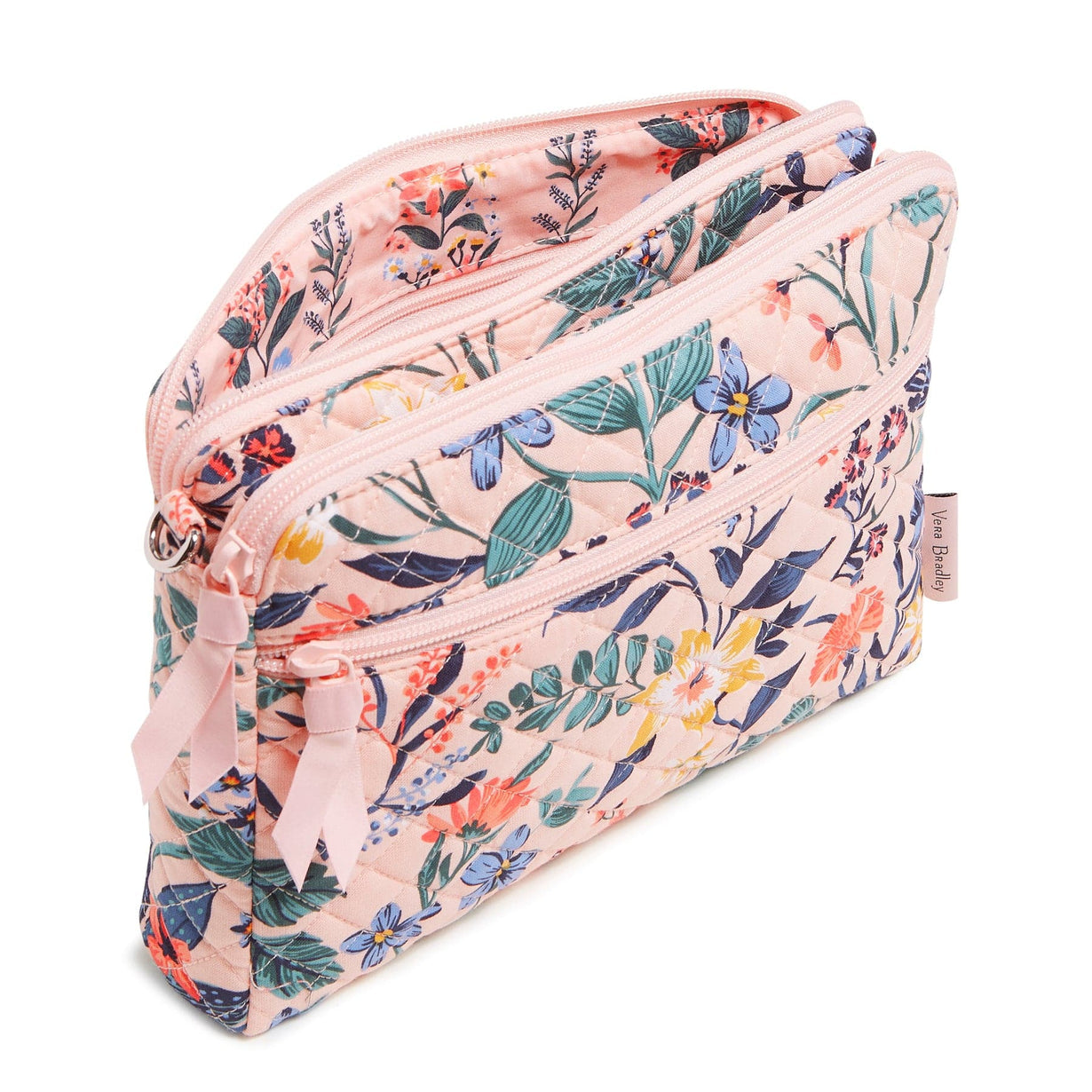 Triple Compartment Crossbody : Paradise Coral - Vera Bradley - Image 2