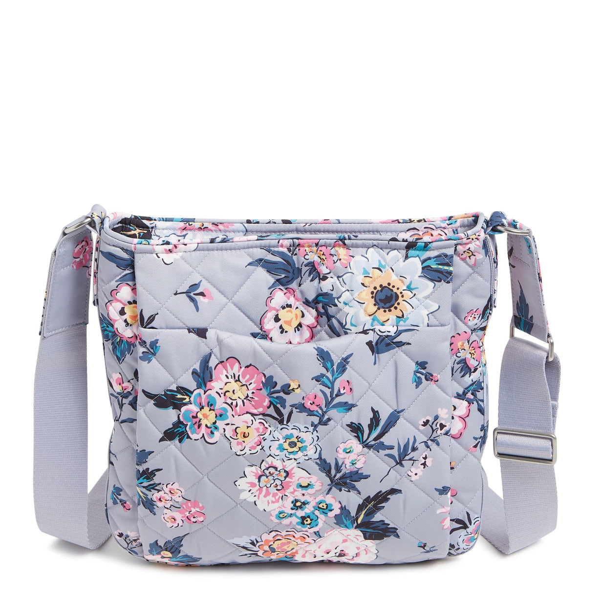 Triple Zip Hipster Crossbody Bag - Parisian Bouquet