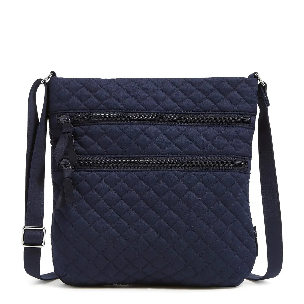 Triple Zip Hipster Crossbody Bag - Classic Navy