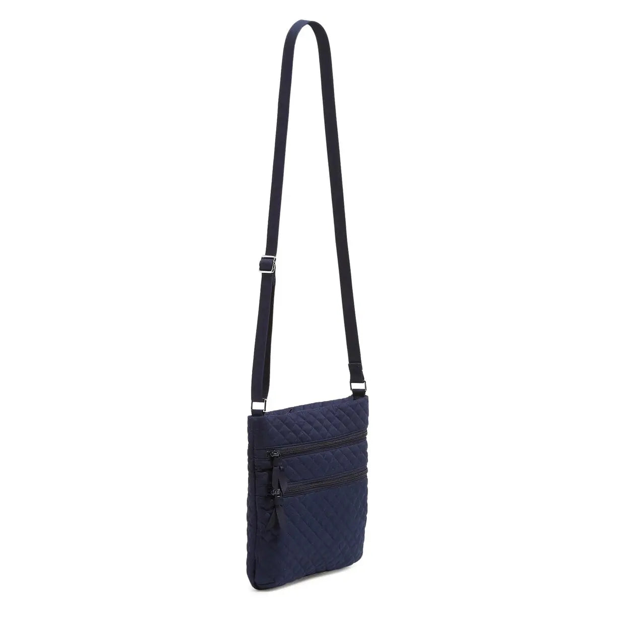 Triple Zip Hipster Crossbody Bag - Classic Navy