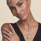 Trust Your Journey Heart Necklace Model View