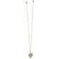 Trust Your Journey Heart Necklace Chain View