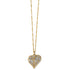 Trust Your Journey Heart Necklace Front View