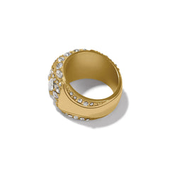 Trust Your Journey Gold Ring Back View