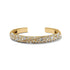 Trust Your Journey Gold Hinge Bracelet Front View