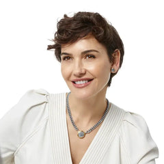 Ferrara Two Tone Reversible Choker Model View