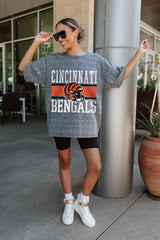 Cincinnati Bengals Rhinestone Short Sleeve Tee