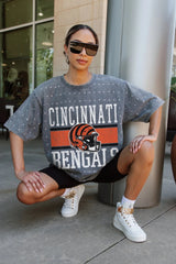 Cincinnati Bengals Rhinestone Short Sleeve Tee