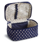 Brush Up Cosmetic Case : Rachel Ditsy Peacoat
