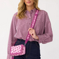 Carlow All in One Crossbody : Melissa Ditsy Pink